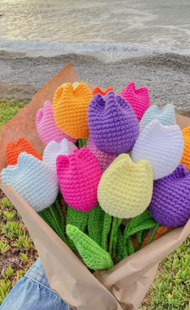 Patrón Tulipas de crochet