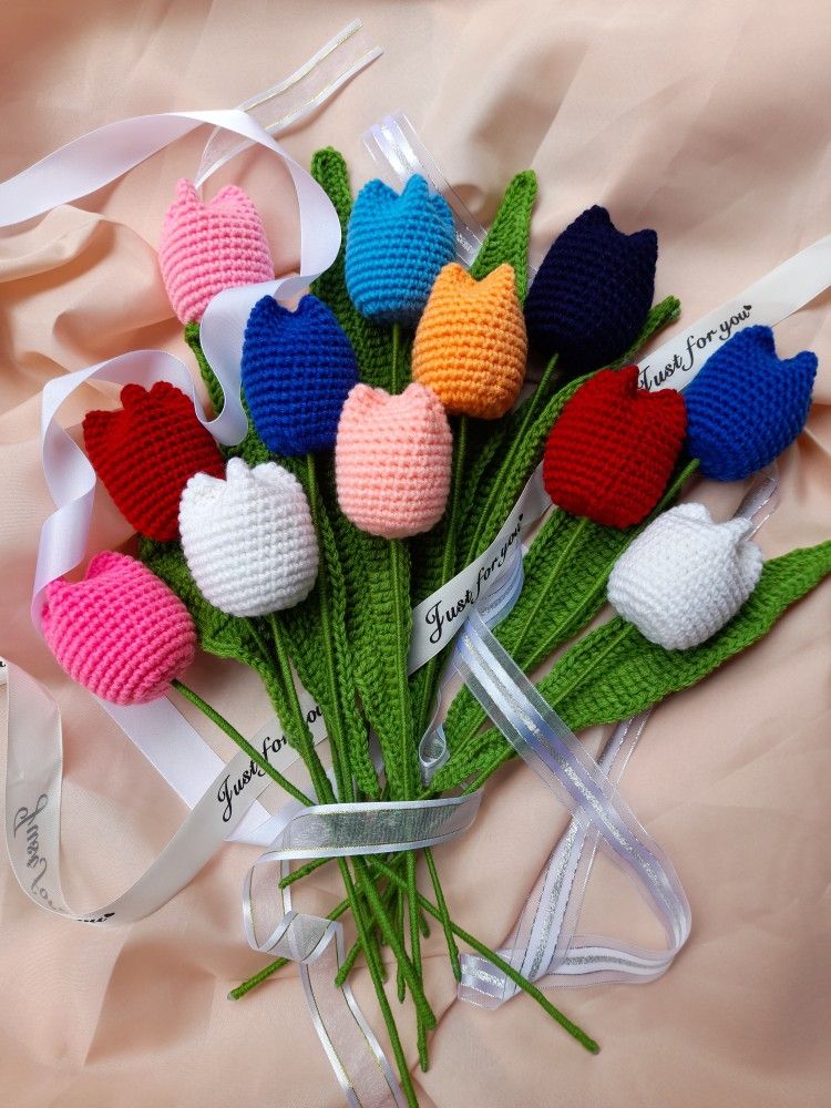 Patrón Tulipas de crochet