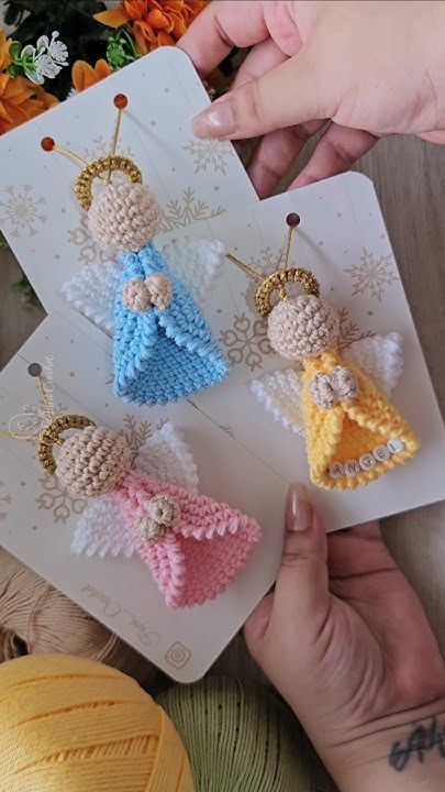 Patrón de Ángel de Crochet para tu Árbol de Navidad